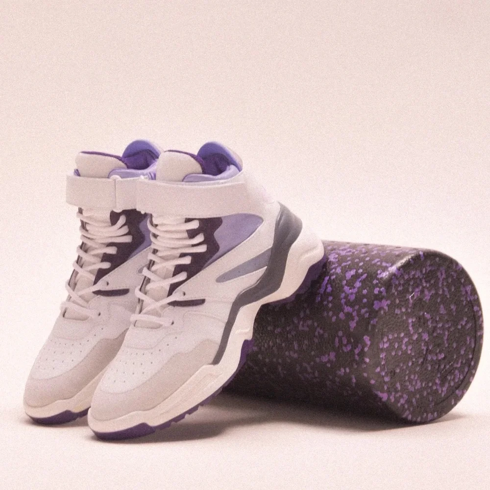 New! KOIO Aerobics Pearl Retro Colorblock High Top Platform Sneakers - Picture 3 of 16